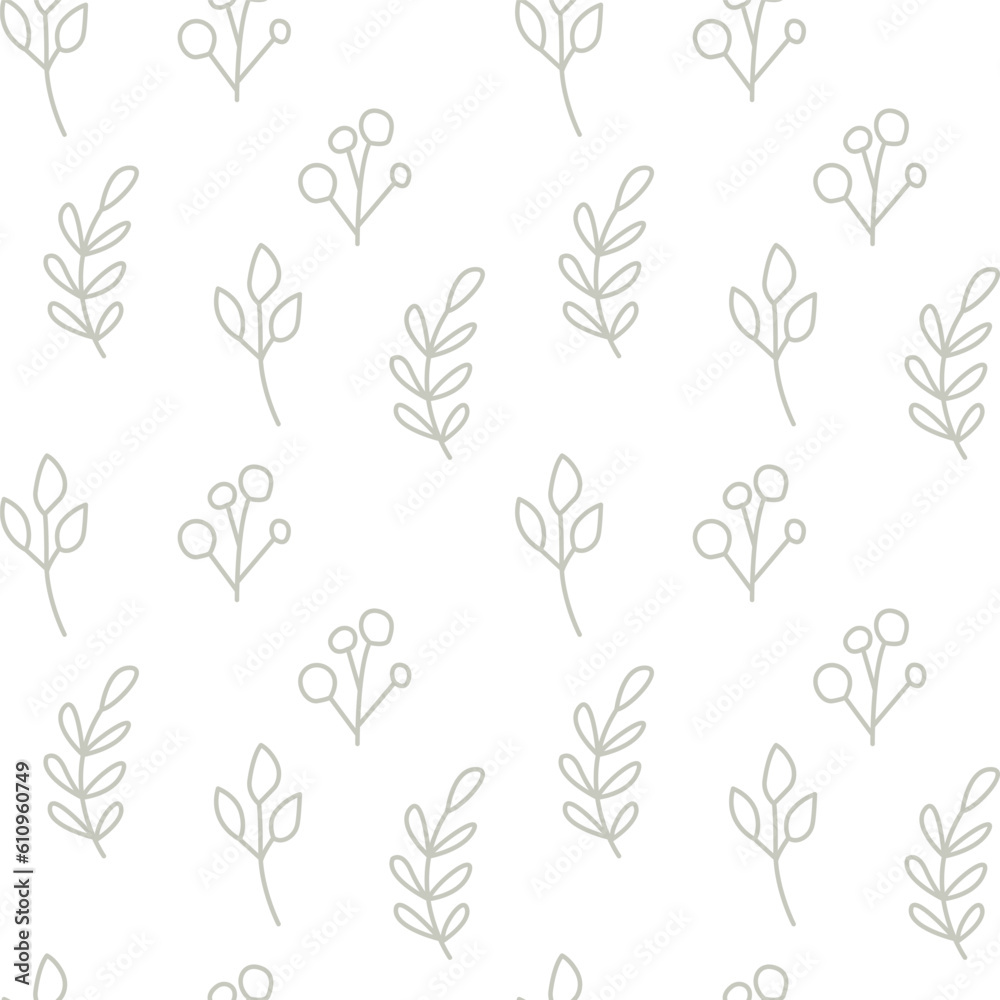 Stylized, bright, floral pattern in folk style Stylized, bright, floral pattern in folk style