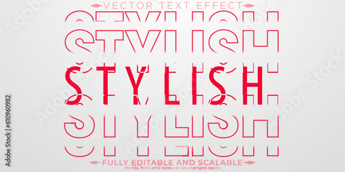 Retro, vintage text effect, editable 70s and 80s text style
