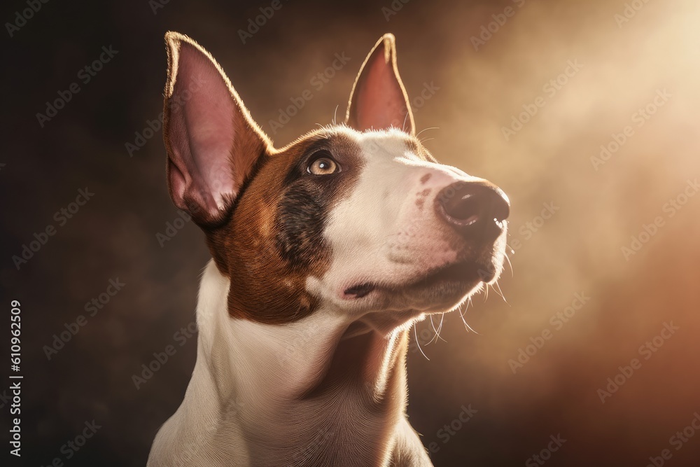 Kind Expression of a Bull Terrier