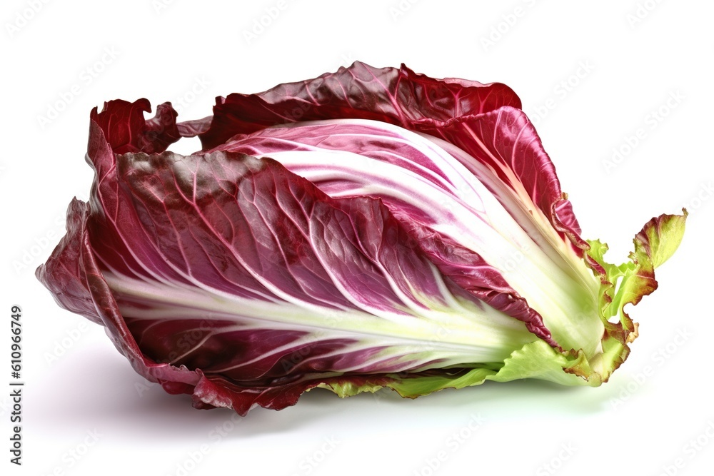 Fototapeta premium red cabbage isolated on white background
