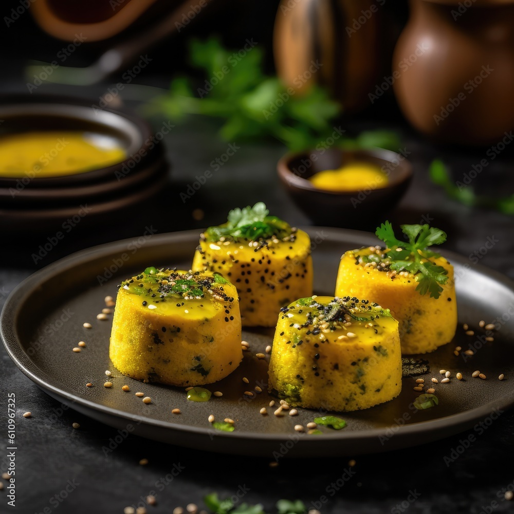 Indian snack Dokhla Indian snack Dokhla