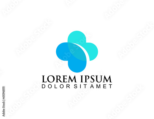 Health Care Vector Logo Template. Medical health-care logo design template.