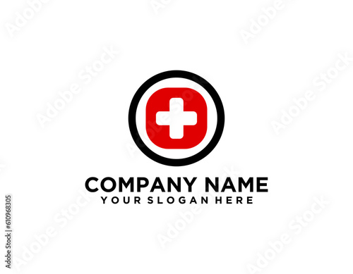 Medical pharmacy logo design template.- vector illustrator 