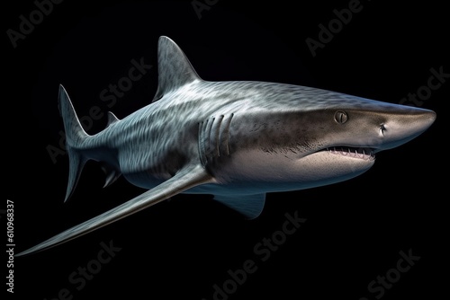 great shark isolated