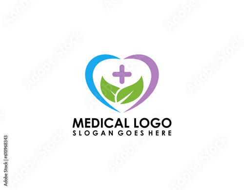 Medical Cross and Health Pharmacy Logo Vector Template