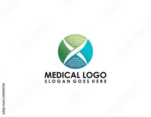 Cross plus medical logo icon design template elements