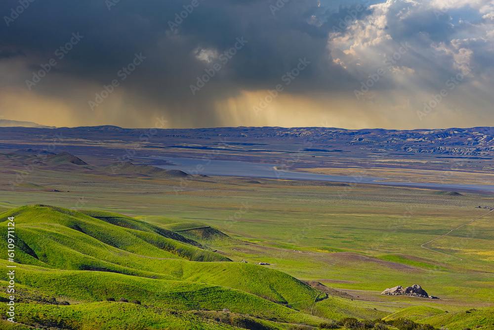 Exploring the back roads of the Carrizo plain in the spring