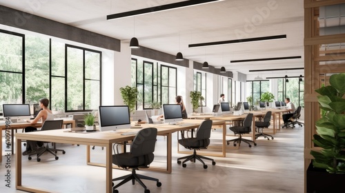 Coworking space background....