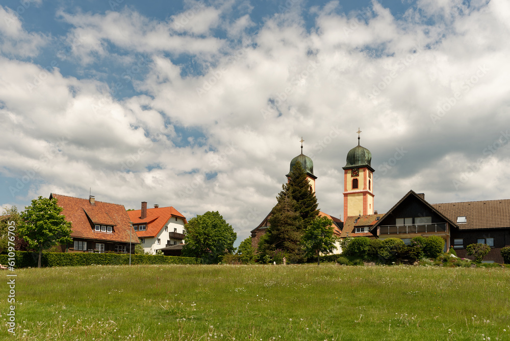Deutschland - Baden-Württemberg - Sankt Märgen - Klosterkirche Mariä Himmelfahrt Deutschland - Baden-Württemberg - Sankt Märgen - Klosterkirche Mariä Himmelfahrt