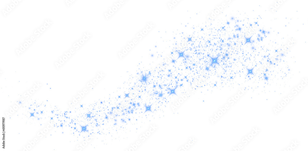 Blue glitter wave abstract illustration. Blue stars dust trail sparkling particles isolated on transparent background. Magic concept. PNG.
Blue glitter wave abstract illustration. Blue stars dust trail sparkling particles isolated on transparent background. Magic concept. PNG.