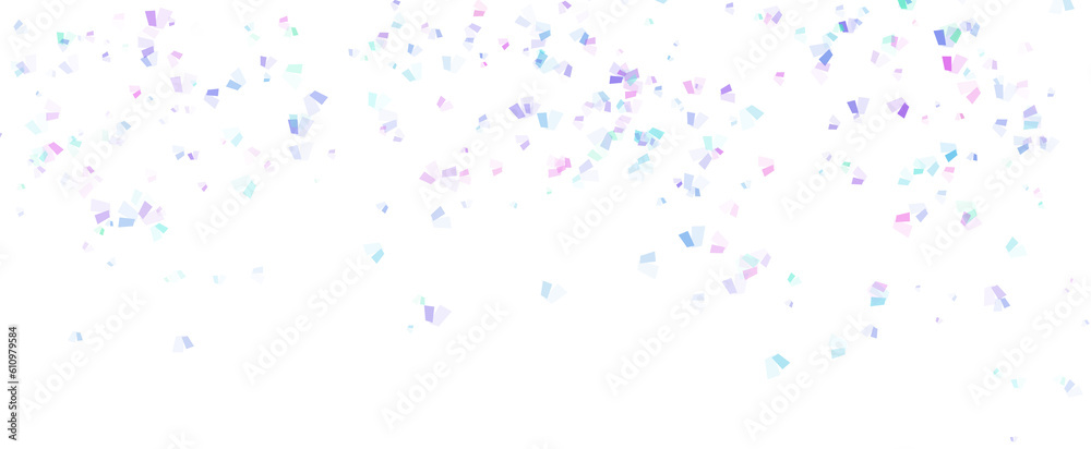 Memphis round confetti festive background in cyan blue, pink and yellow. Childish pattern And Bokeh confetti circles decoration holiday background.