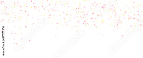 Memphis round confetti festive background in cyan blue  pink and yellow. Childish pattern And Bokeh confetti circles decoration holiday background.