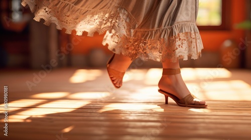 ballet dancer in shoes photo