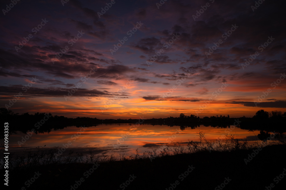 Beautiful cloud and sky on sunset landscape. Beautiful cloud and sky on sunset landscape.