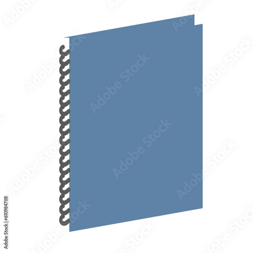 file binder notebook hand drawn stationery vector