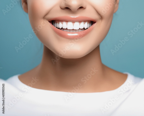 close up portrait of a smiling woman