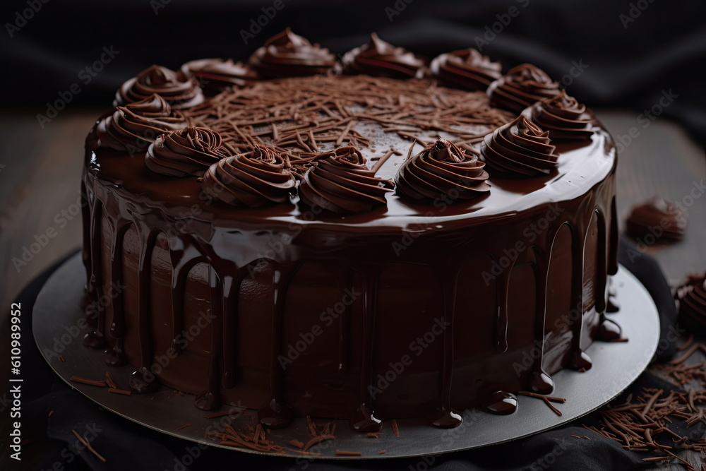 chocolate cake, dessert on the table chocolate cake, dessert on the table