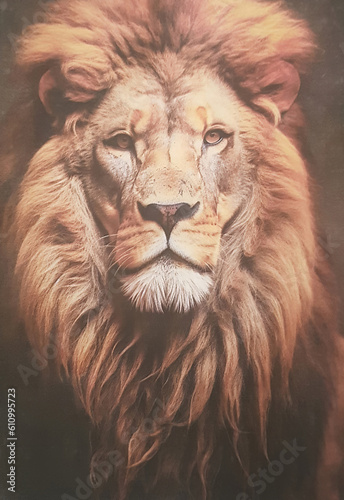 Fototapeta Naklejka Na Ścianę i Meble -  Portrait of a Lion