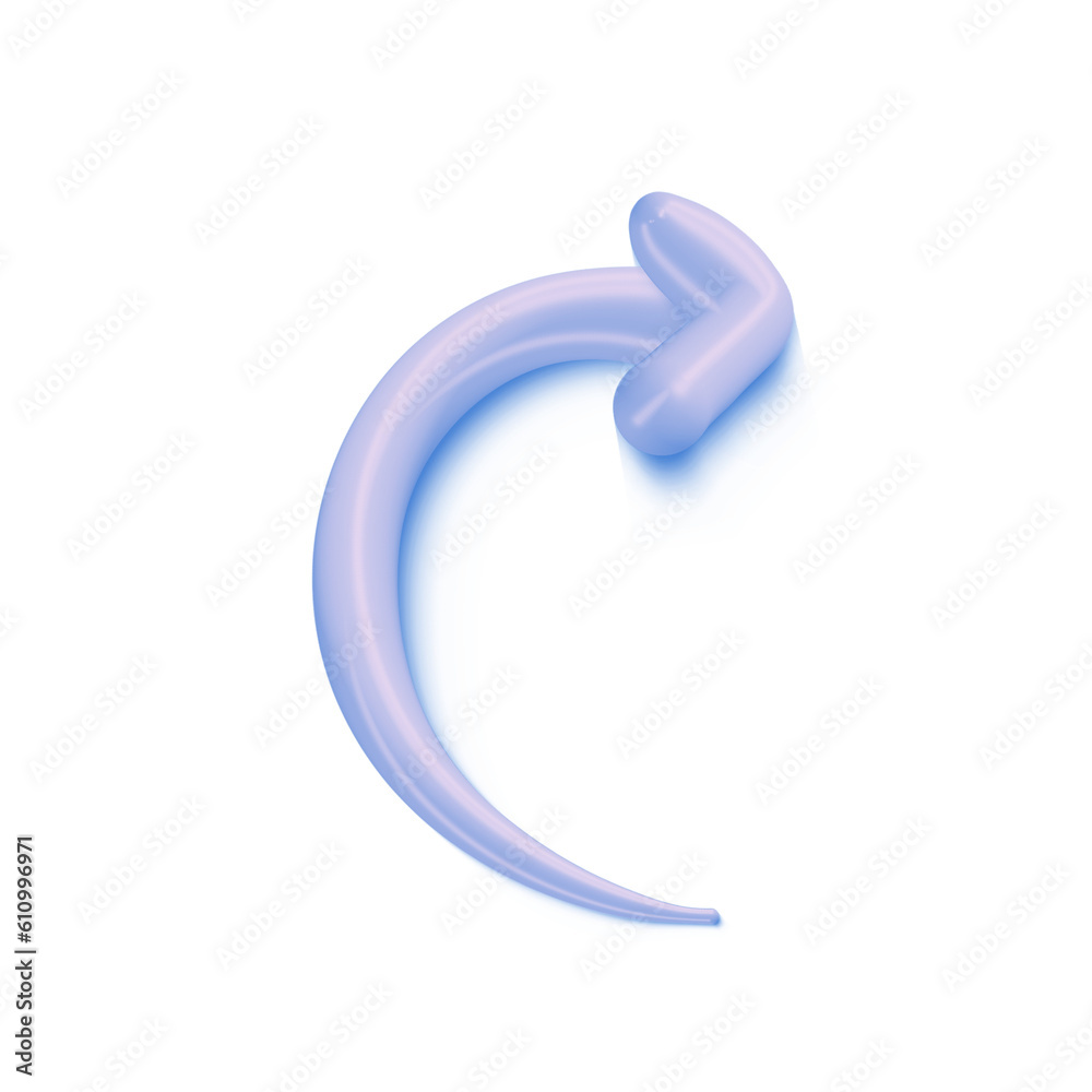 3D arrow round frame pointer icon minimalist style illustration. isolated transparent png 3D arrow round frame pointer icon minimalist style illustration. isolated transparent png