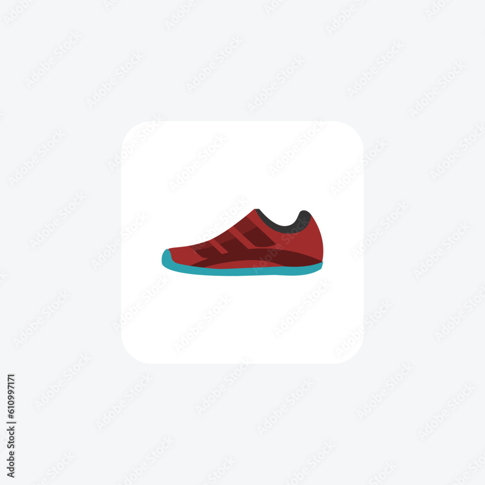 Velcro Shoes Easy Fastening Simple and sleek Flat Icon Design on White background
Velcro Shoes Easy Fastening Simple and sleek Flat Icon Design on White background