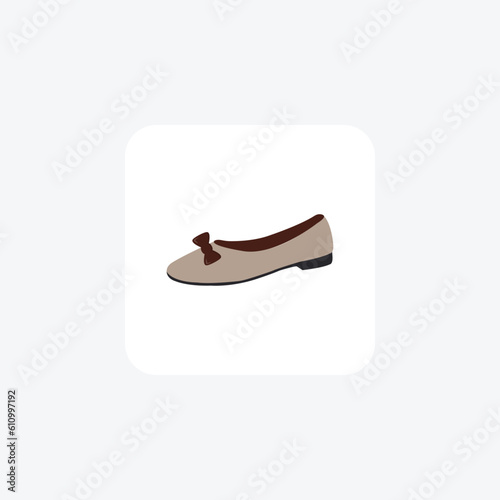 Embellished Shoes Ornate Glamour Minimalist Flat Icon 

