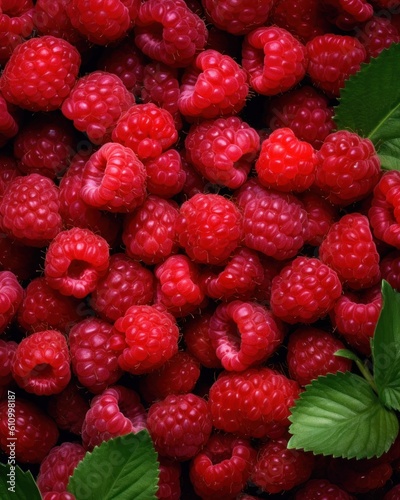 raspberries as texture