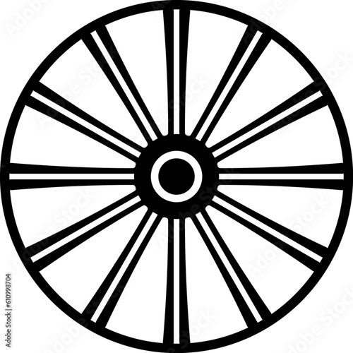 Wheel rims car and truck wheels vector illustration.