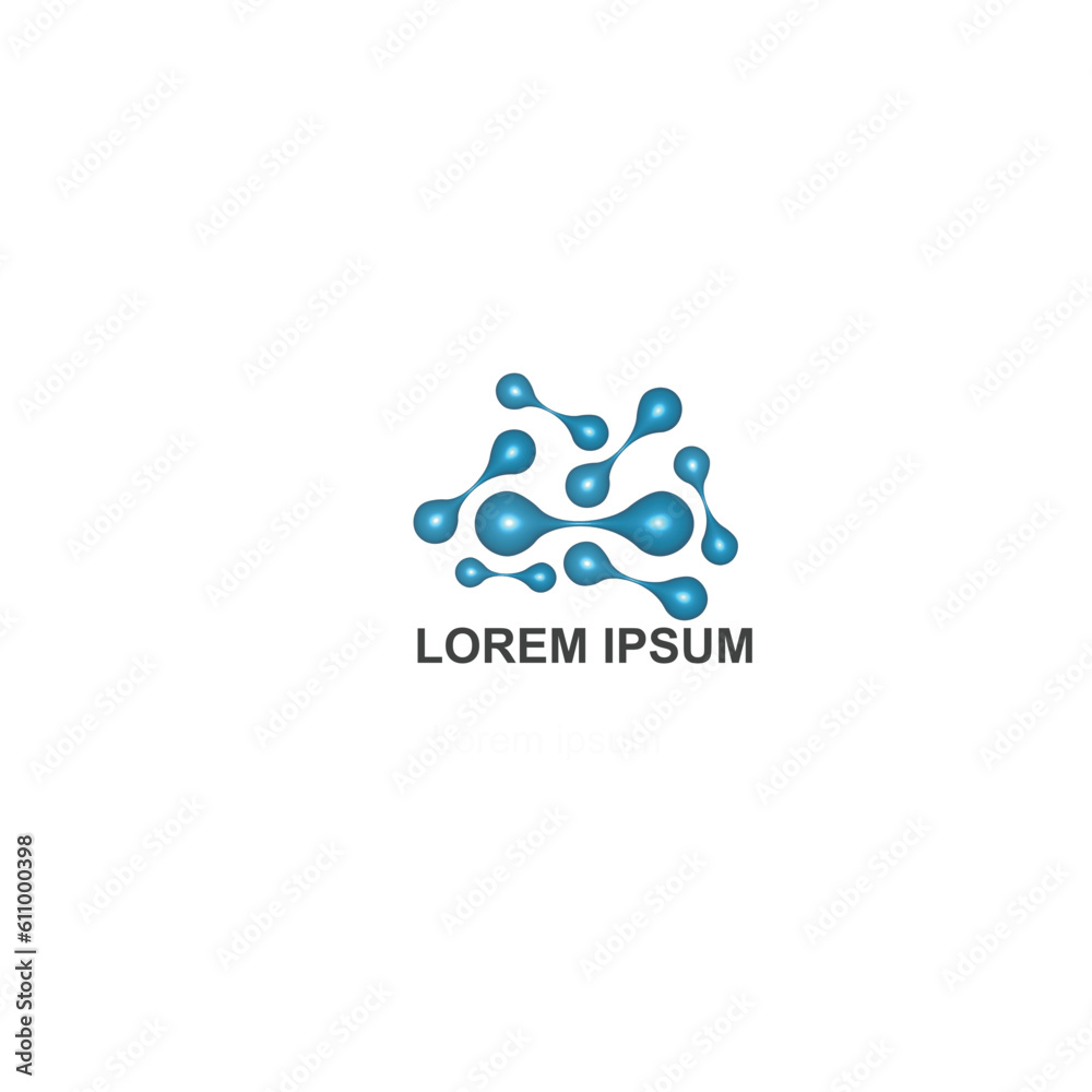 vector Molecule logo vector icon eps 10