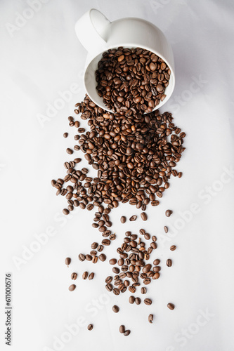 A cup of coffee beans photo