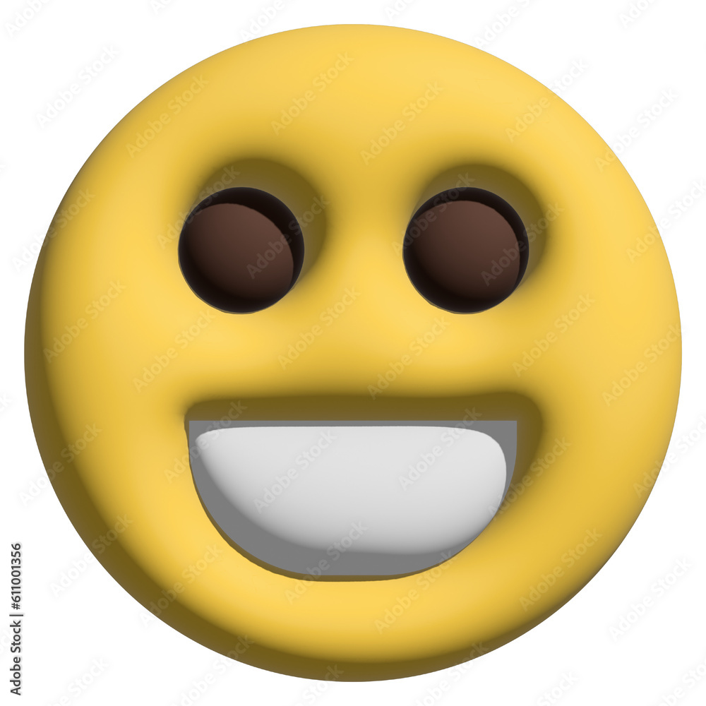 Fototapeta premium vector emoticon big smile file png