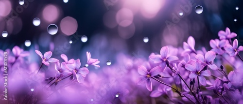Soft and dreamy lilac background. Concept of depth and charm. Generative AI