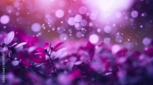 Soft and dreamy lilac background. Concept of depth and charm. Generative AI