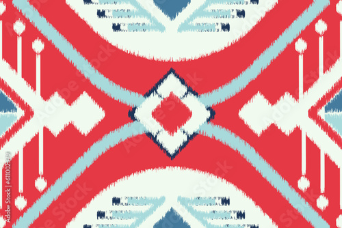 Motif Ikat geometric ethnic seamless pattern. Native American, African, Mexican, Indian, Moroccan style. Design for clothing, fabric, wallpaper, carpet, home decor, textile, texture.