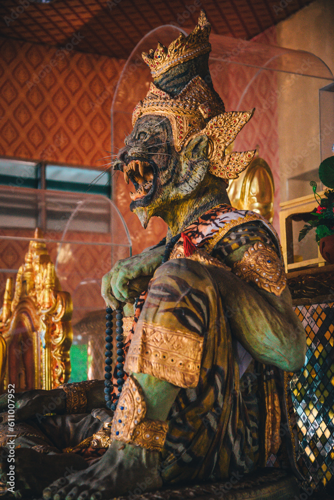 Pu Chao Saming Phrai Shrine Samut Prakan Province, Thailand.