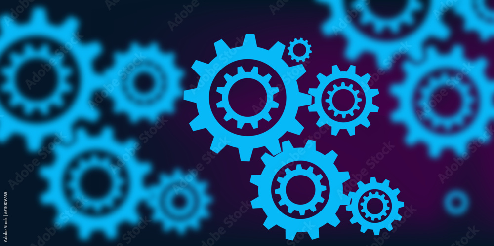 abstract background with gears. Abstract background design. Background design. İllustration. Vector.