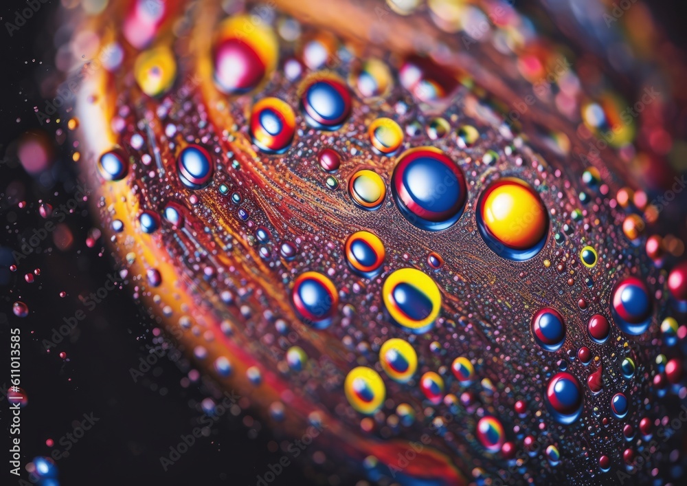 Paint swirl with many vibrant colors. Generative AI. Paint swirl with many vibrant colors. Generative AI.