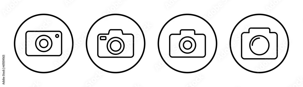 Camera icon set illustration. photo camera sign and symbol. photography icon. Camera icon set illustration. photo camera sign and symbol. photography icon.