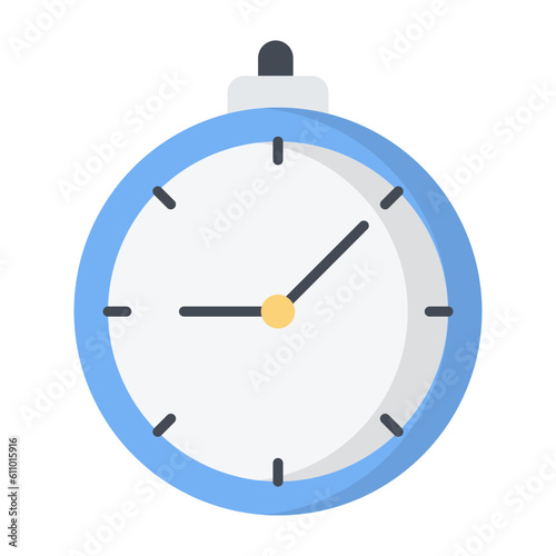 Stop Watch Flat Icon