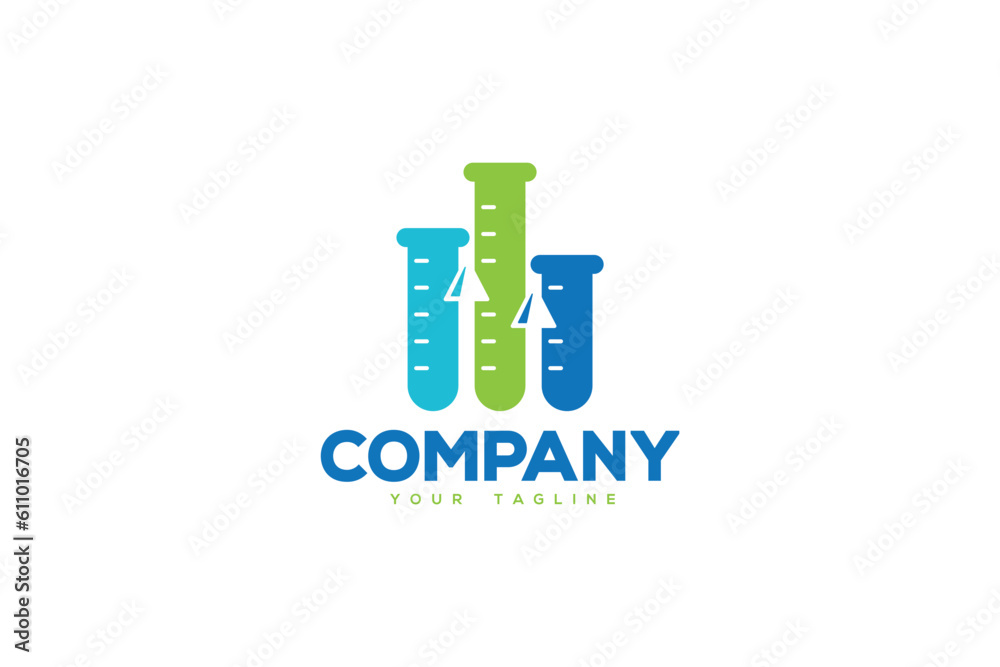 Creative logo design depicting test tubes with arros inside them - Logo Design Template
Creative logo design depicting test tubes with arros inside them - Logo Design Template