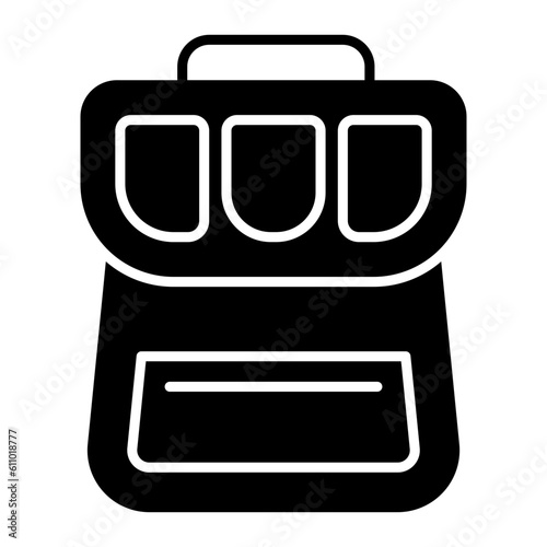Bagpack Glyph Icon