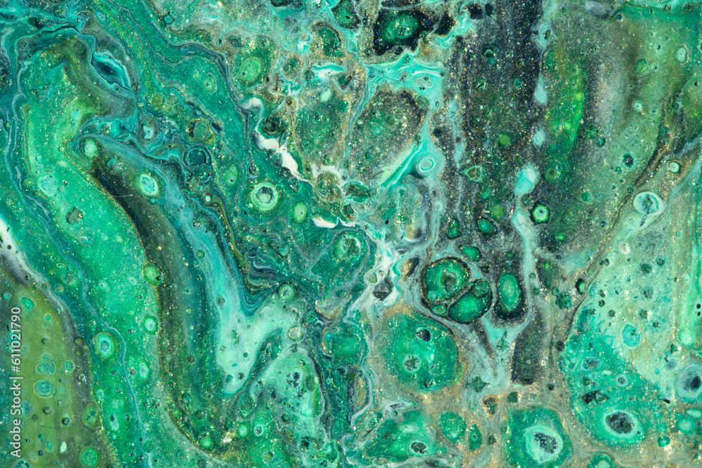 Naklejka premium abstract background of green texture 