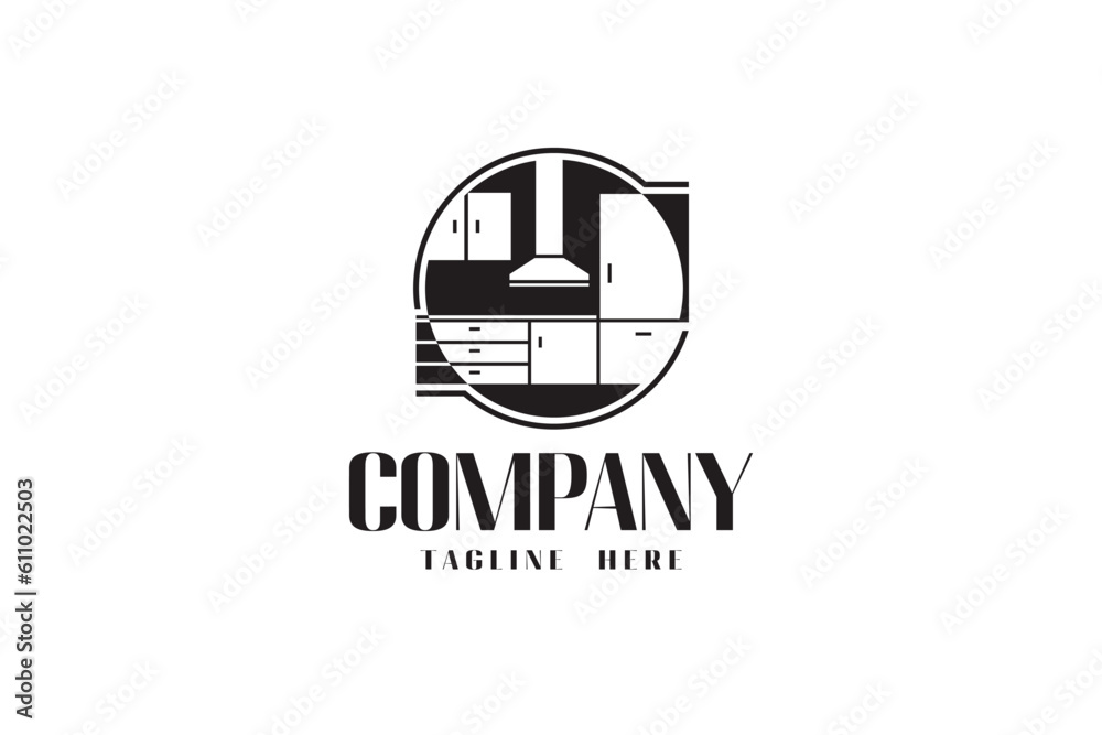 Creative logo design designated to a kitchen furniture store. This logo design depicts a kitchen furniture.
Creative logo design designated to a kitchen furniture store. This logo design depicts a kitchen furniture.