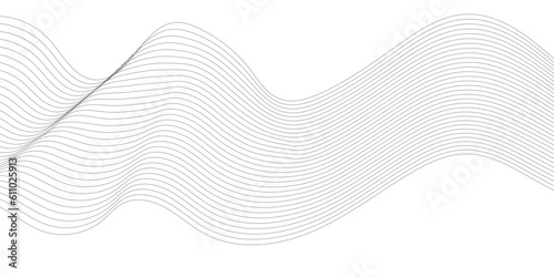 Abstract White and black wavy lines and geometric design and modern grid background . Geometric design used for parallel lines pattern and Digital landscape for presentations. background