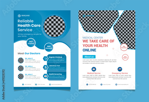 Medical Flyer Design | Medical | Clinical Templet| Doctor Templet Design| Creative and Modern Flyer | Editable Flyer Design| 