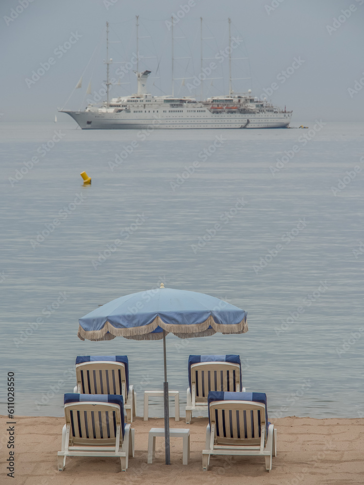 Fototapeta premium Cannes in Frankreich am Mittelmeer