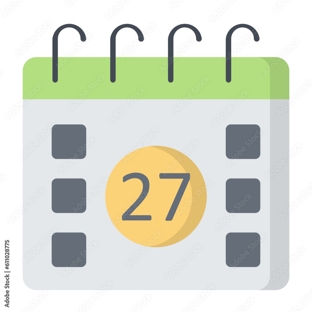Calendar Flat Icon Calendar Flat Icon