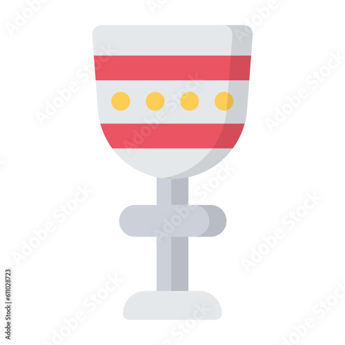 Easter Goblet Flat Icon