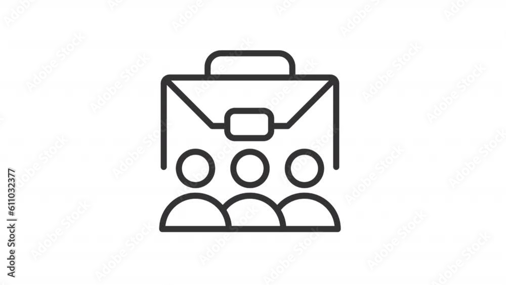Animated investment linear icon. Financial donors. Company funding. Business resource. Looped HD video with alpha channel transparency. Thin line motion graphics. Contour symbol animation Animated investment linear icon. Financial donors. Company funding. Business resource. Looped HD video with alpha channel transparency. Thin line motion graphics. Contour symbol animation