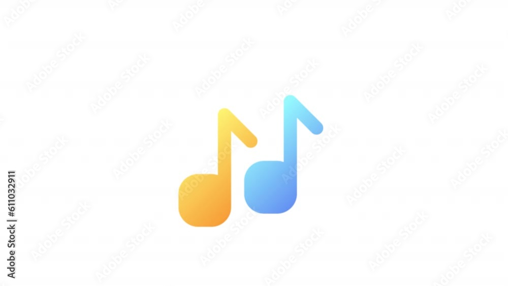Animated audio gradient icon. Application characteristic. Mobile platform. Digital software. Solid colorful symbol. Looped HD video with alpha channel transparency. Modern style pictogram animation Animated audio gradient icon. Application characteristic. Mobile platform. Digital software. Solid colorful symbol. Looped HD video with alpha channel transparency. Modern style pictogram animation