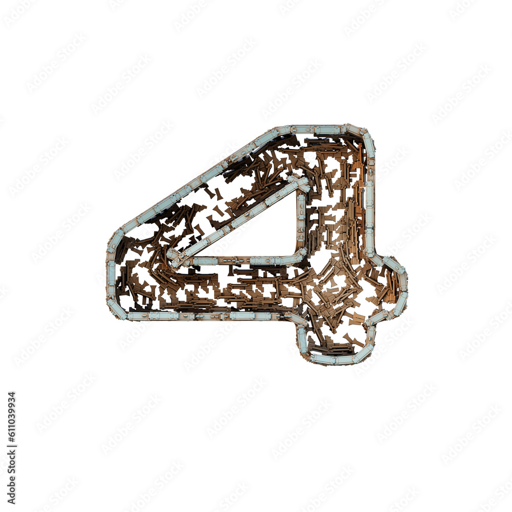 Micro Future 3D Alphabet or PNG Letters Micro Future 3D Alphabet or PNG Letters